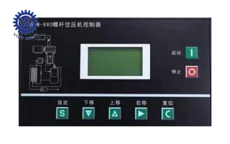 màn hình điều khiển máy nén khí 