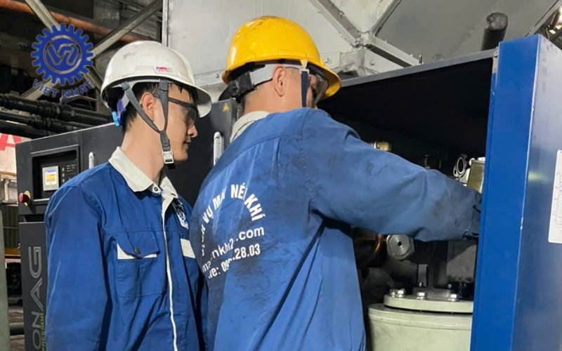 sửa chữa máy nén khí tại nhà xưởng 