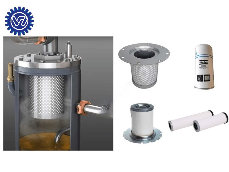 bộ lọc dầu máy nén khí