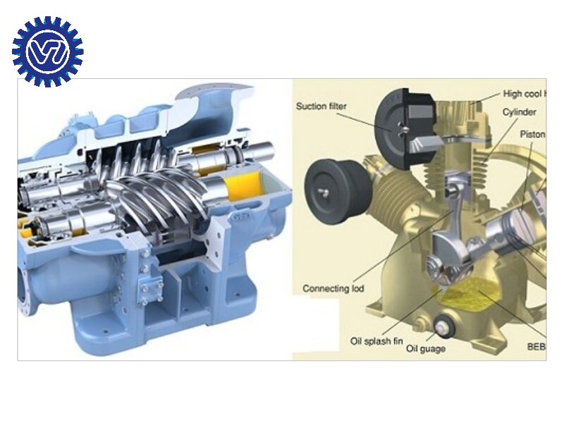 máy nén khí trục vít có dầu