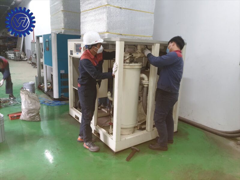sửa máy nén khí trục vít tại nhà